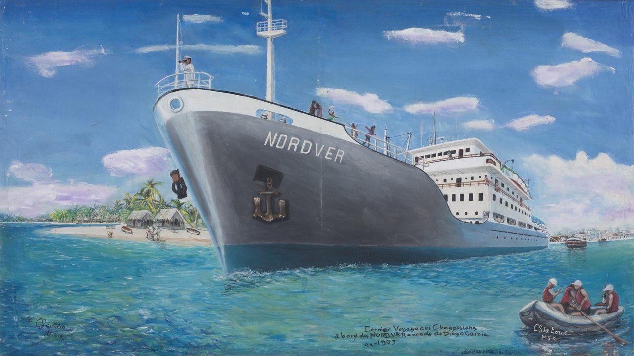 Clement Siatous, “Dernier Voyage des Chagossiens a bord du Nordvar anrade Diego Garcia, en 1973 / The Last Voyage of Chagossians on board The Nordvar from Diego Garcia, in 1973,” 2006