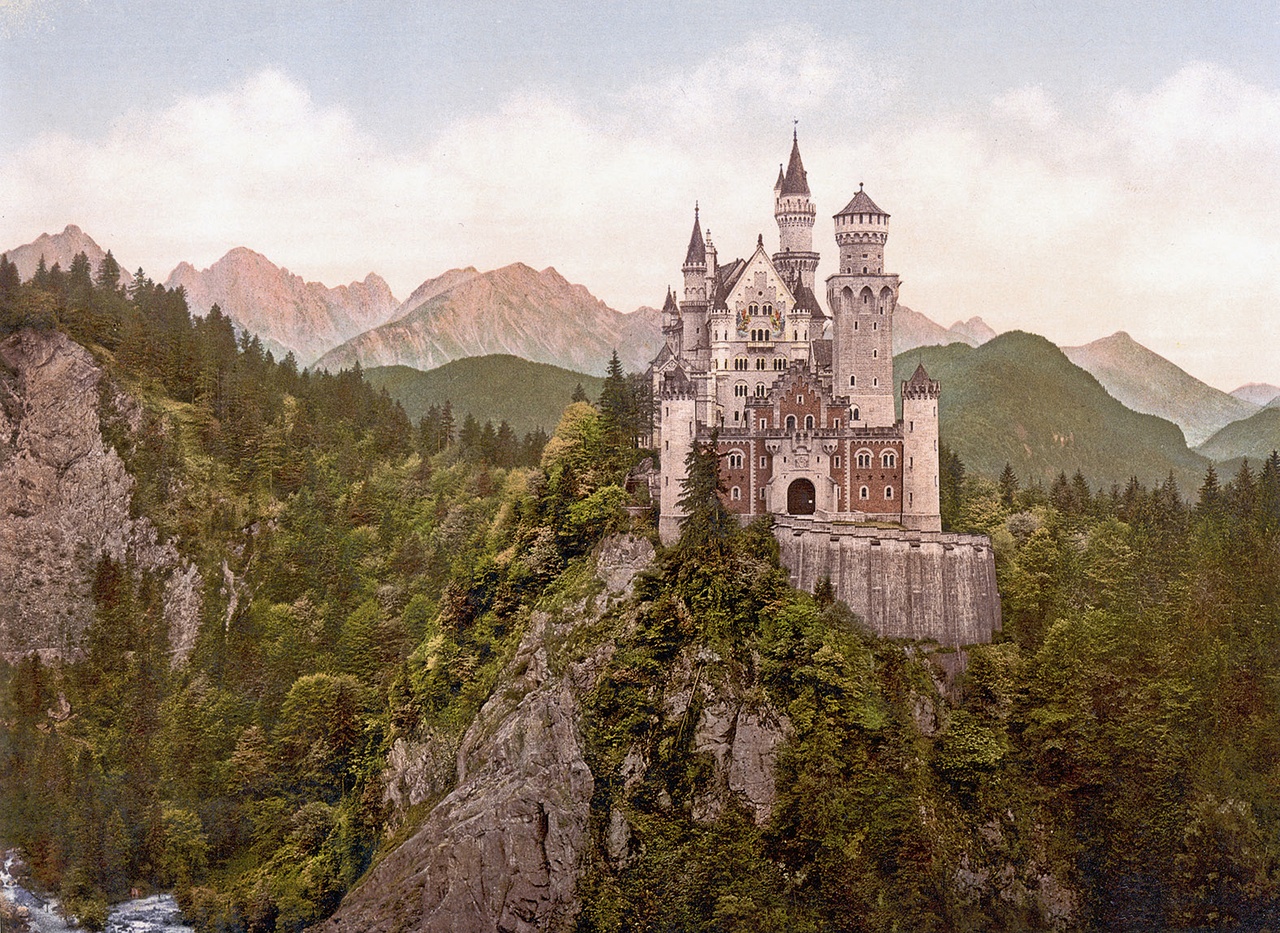 Neuschwanstein Castle, ca. 1890–1905