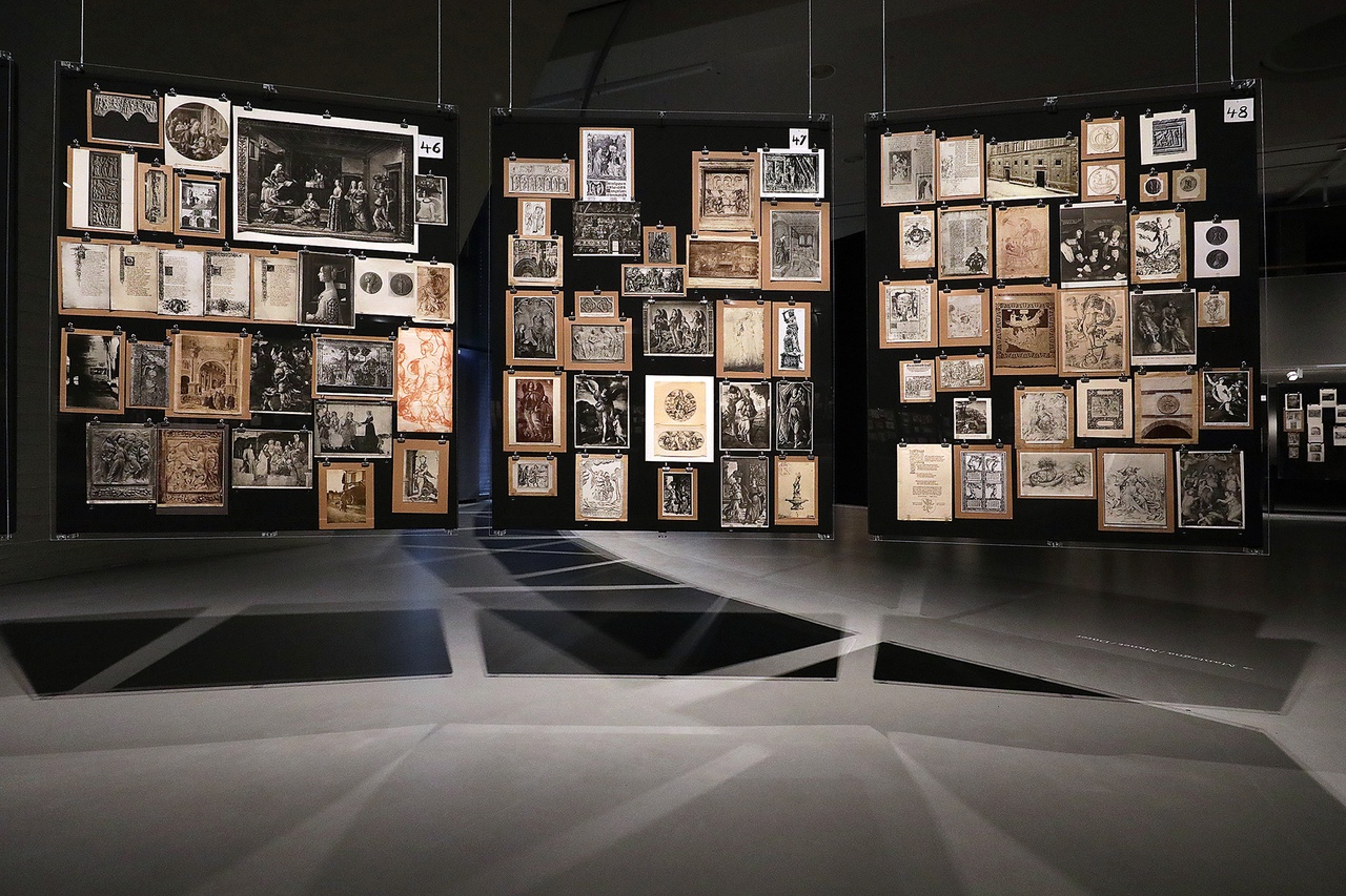 „Aby Warburg: Bilderatlas Mnemosyne – Das Original“, Haus der Kulturen der Welt, Berlin, 2020, Ausstellungsansicht