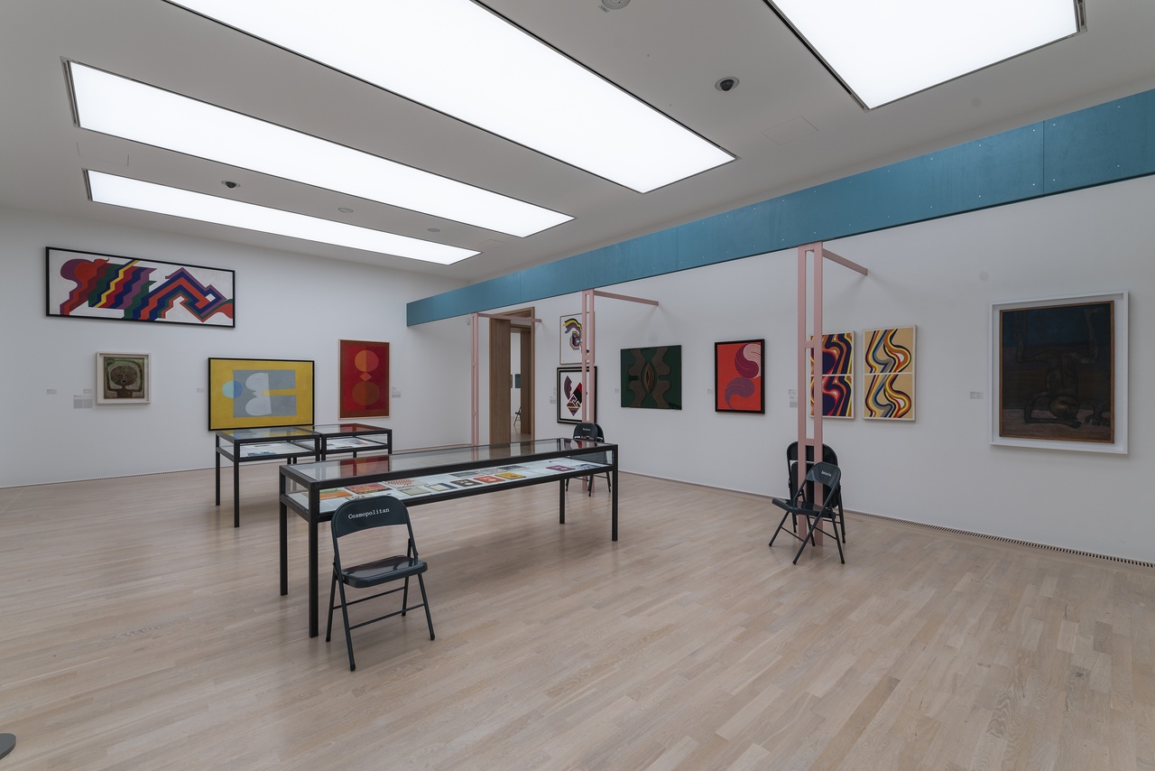 „Gruppendynamik – Kollektive der Moderne“, Städtische Galerie im Lenbachhaus und Kunstbau München, 2021, Ausstellungsansicht