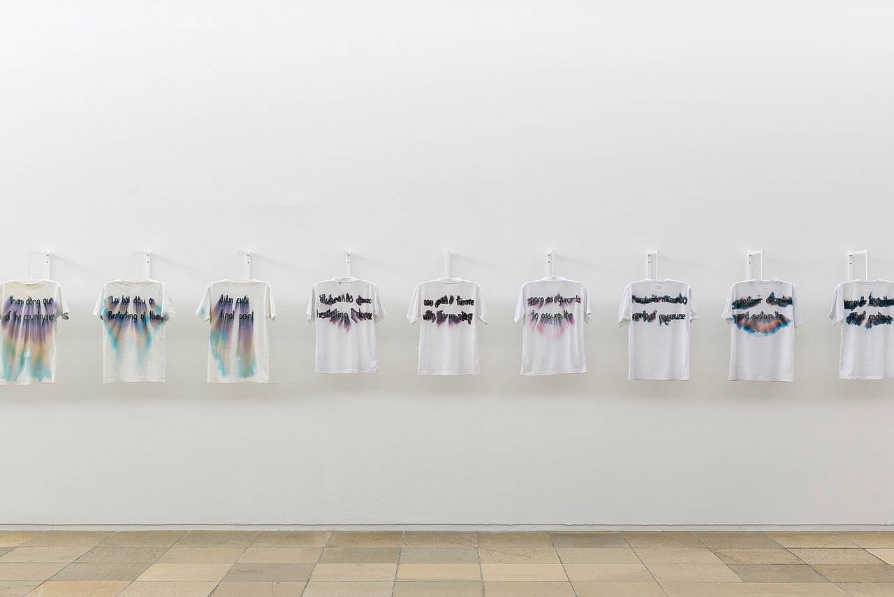 “Sweat,” Haus der Kunst, Munich, 2021, installation view