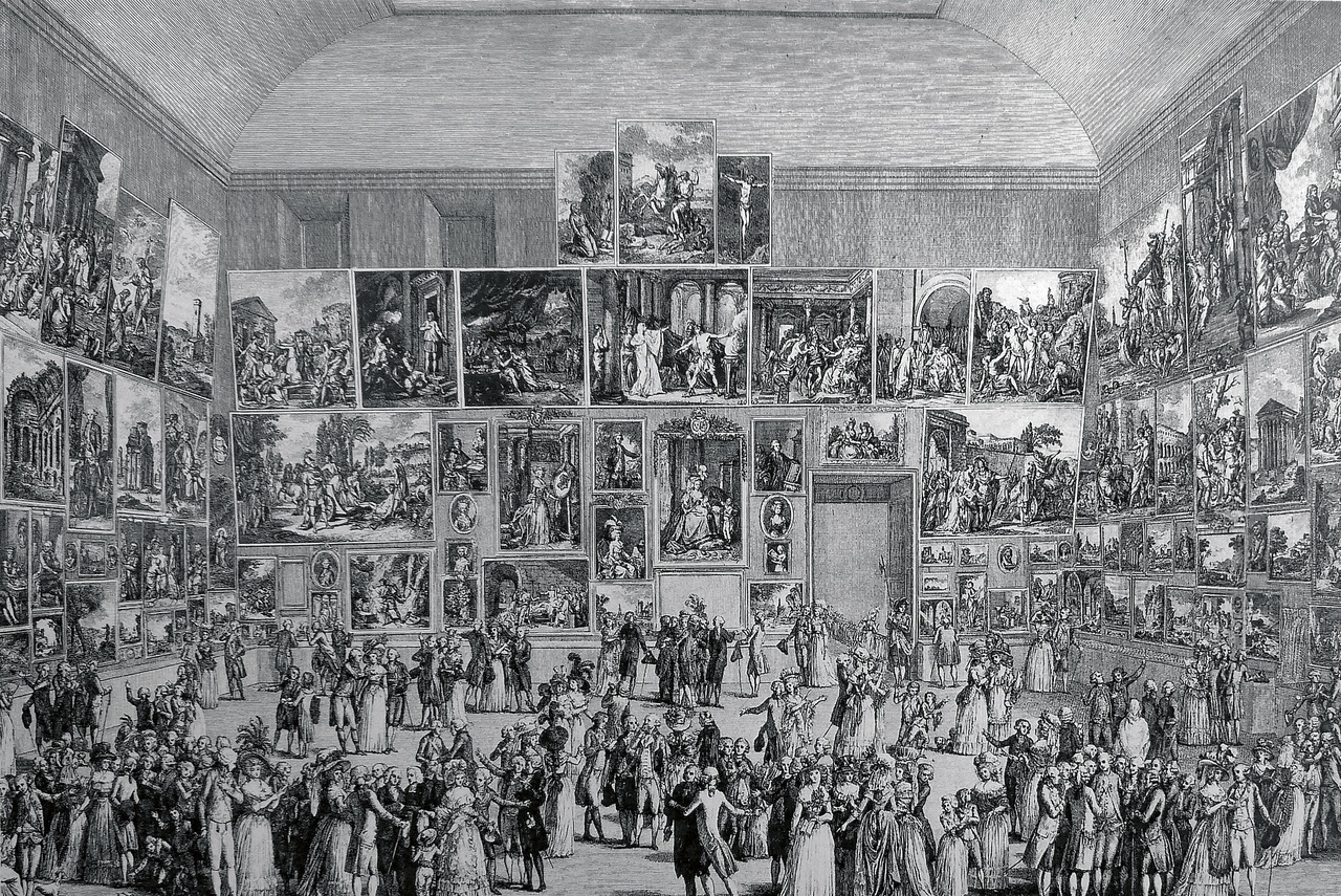Pietro Antonio Martini, “Salon du Louvre,” 1787